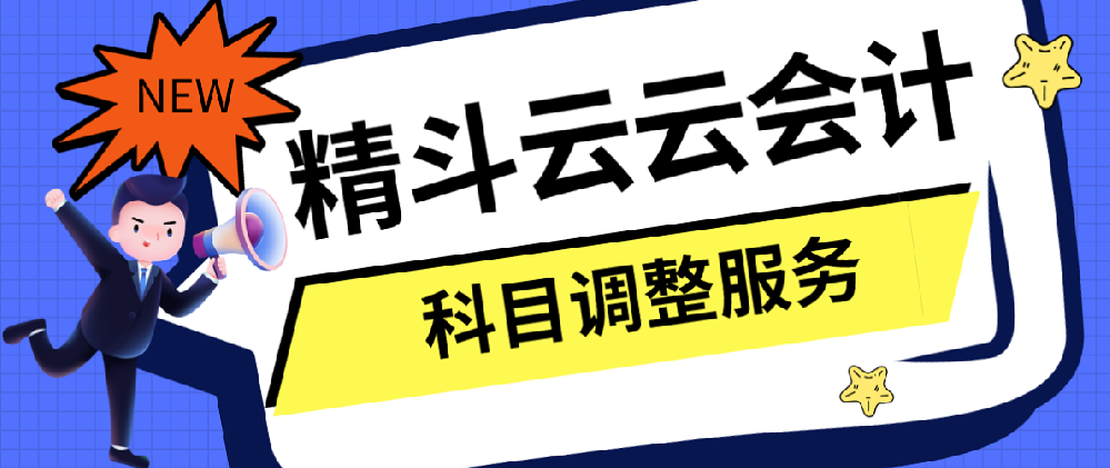 精斗云云会计科目调整服务